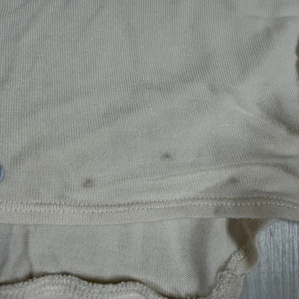 ALO Yoga Top Women's Size Small White Ribbed Waist Tie Wrap Long Sleeve